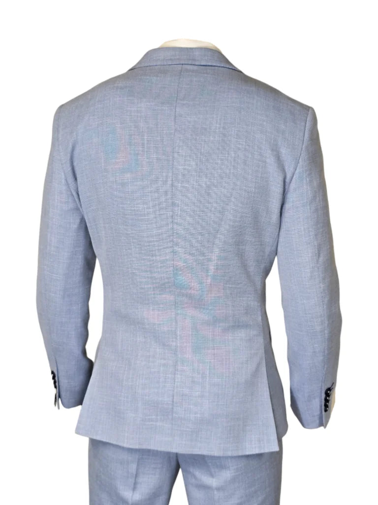 2-teiliges Set – Slim Fit Hellblauer Anzug – Cavani 2-teiliges Miami Sky Set
