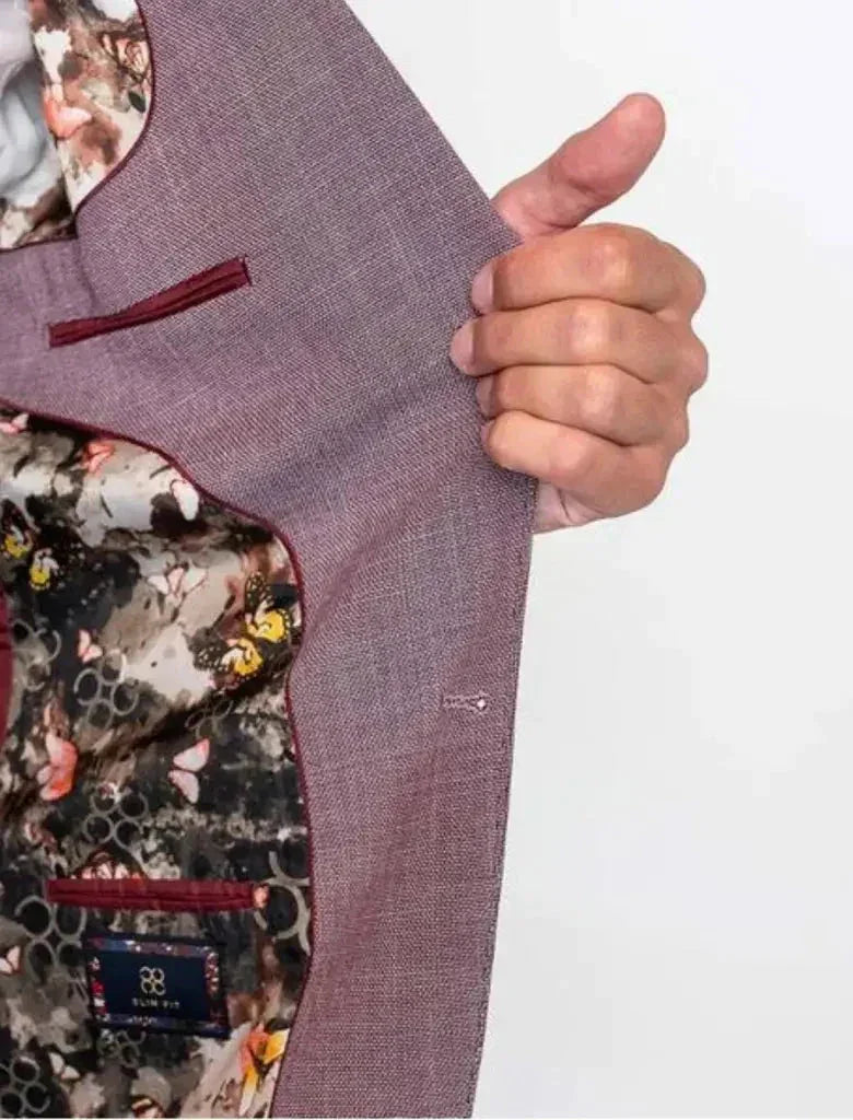 2-teiliges Set – Slim Fit Herrenanzug – Cavani 2-teiliges Lilac Set