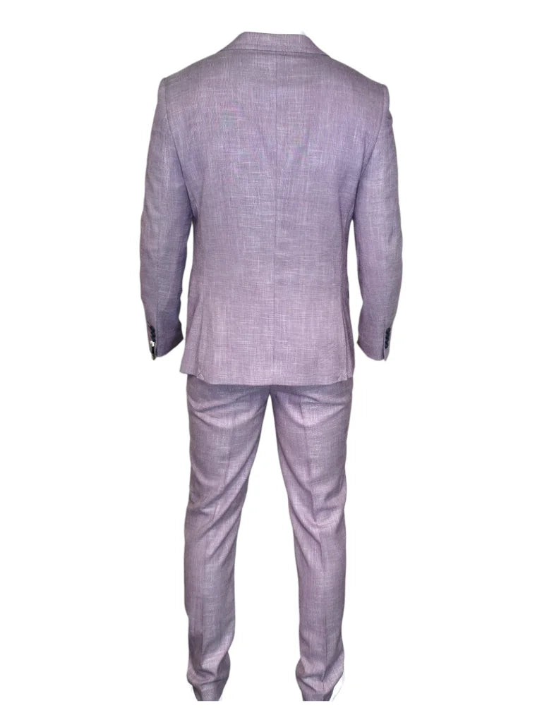 2-teiliges Set – Slim Fit Herrenanzug – Cavani 2-teiliges Lilac Set
