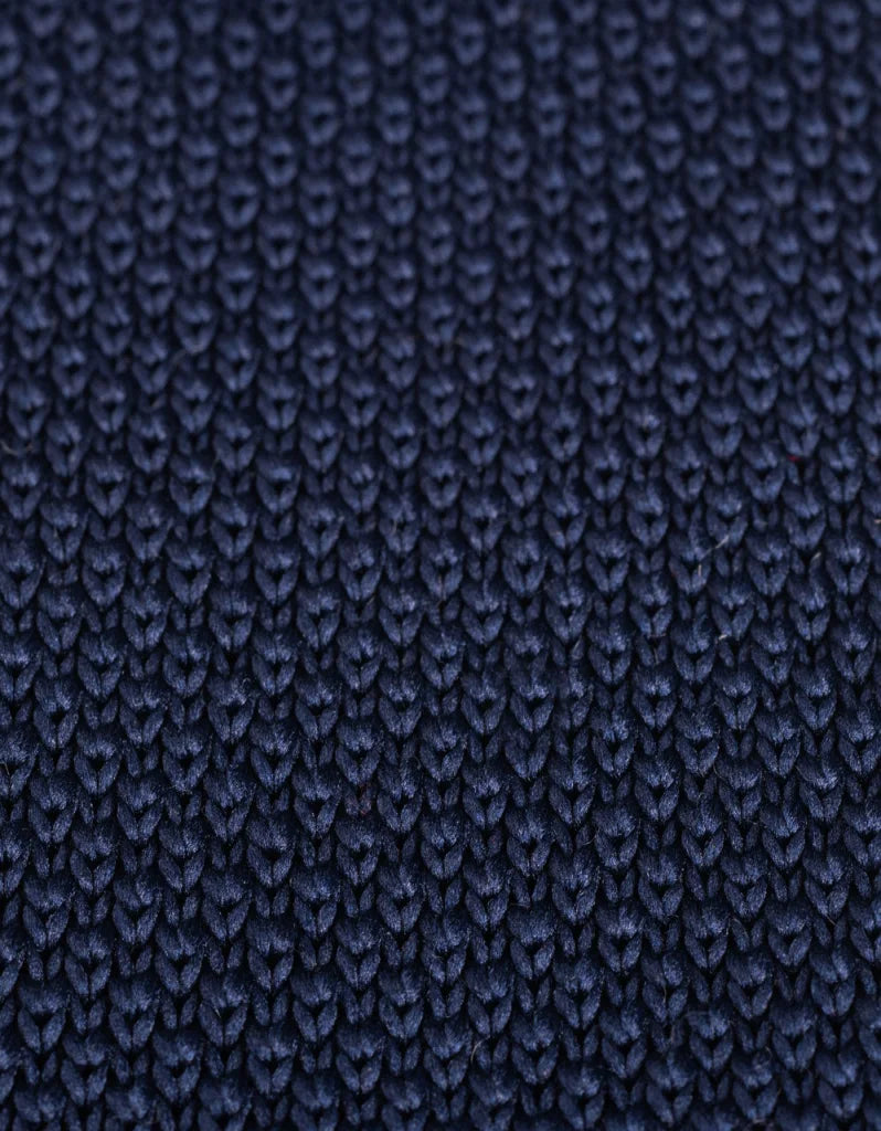 Gestrickte Krawatte Garrison Limited marineblau - stropdas
