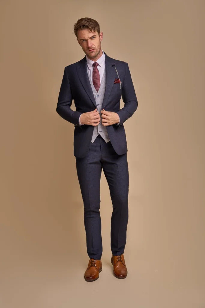 Herrenanzug Navy Blau – Cavani Caridi Mix and Match