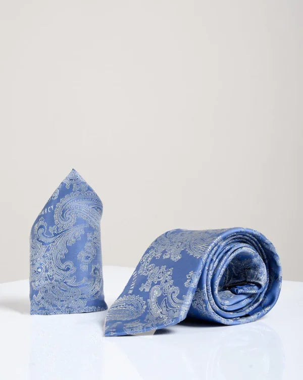 Marc Darcy Gentlemen’s Set himmelblau Paisley