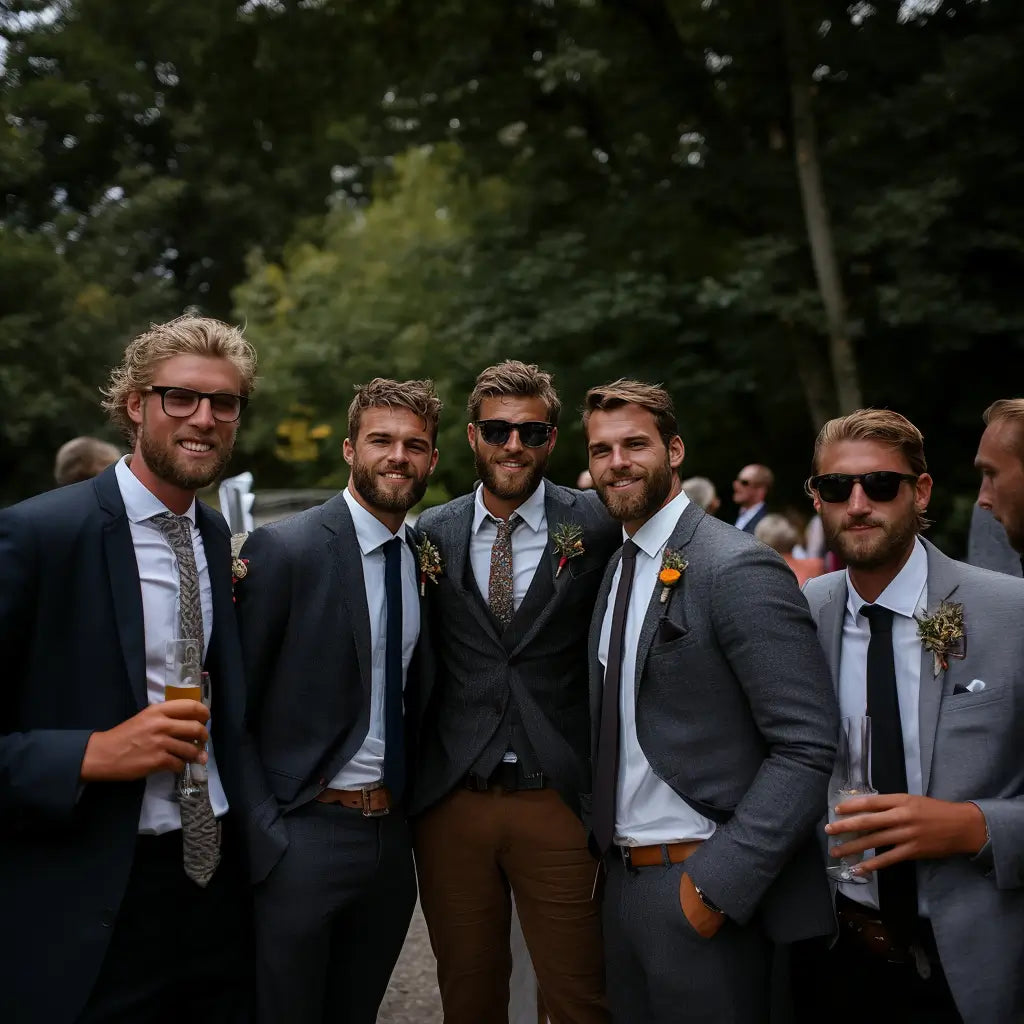 Grauen Hochzeitsanzug kaufen? Entdecke diese 5 Beispiele!