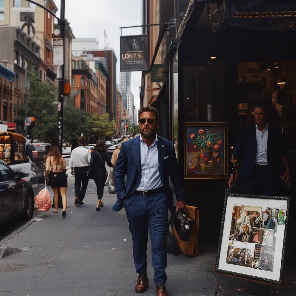 Sind blaue Anzüge noch modern?