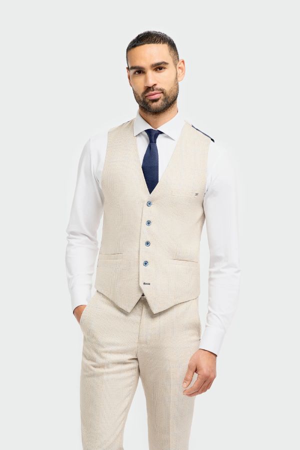 Weste Beige für Herren