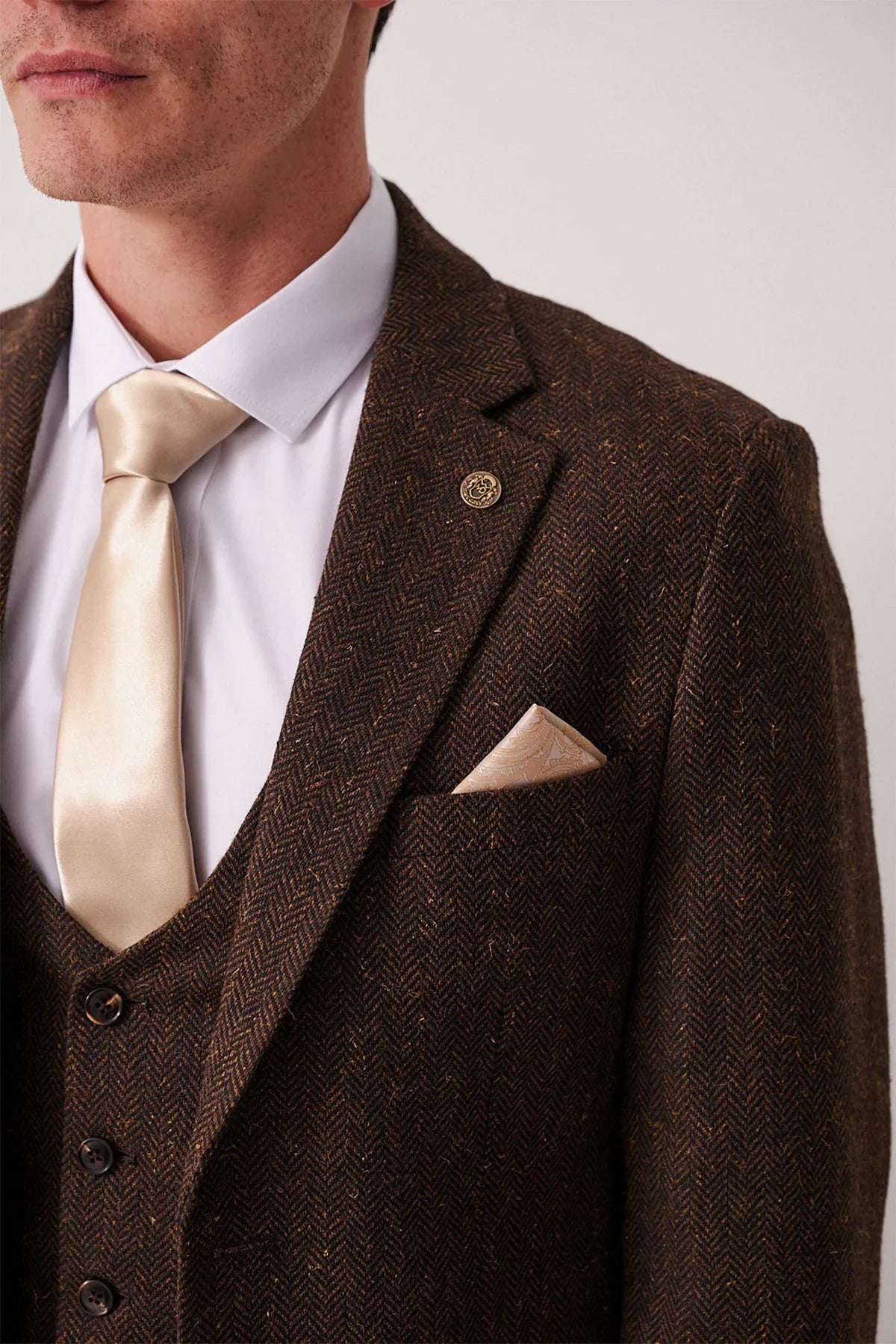 Marc Darcy - Sakko Dean Brown Tweed
