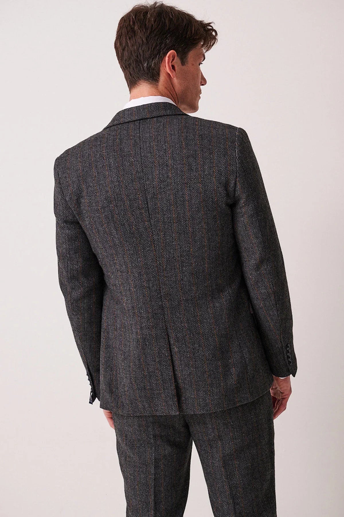 Marc Darcy - Colbert Dominic Blue Grey Tweed