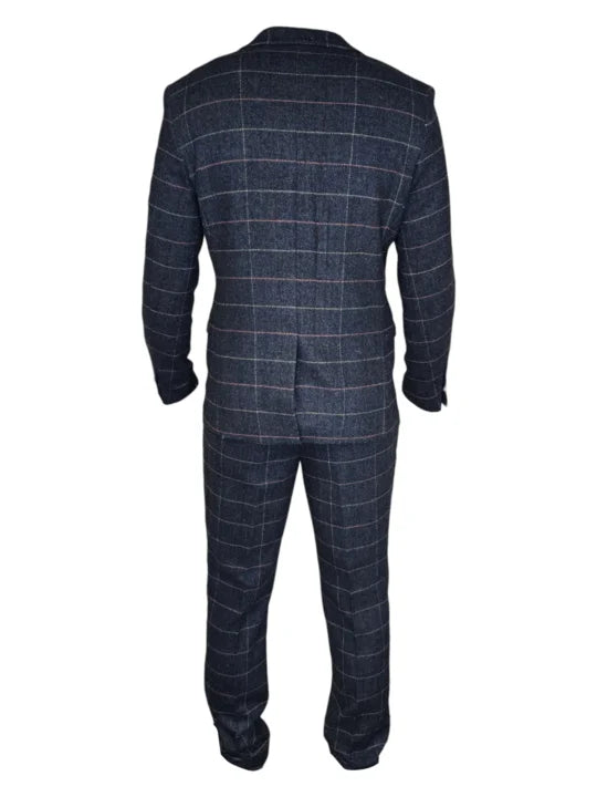 2-teiliger Anzug - Herrenanzug - Tweed Eton 2pc - tweedelig