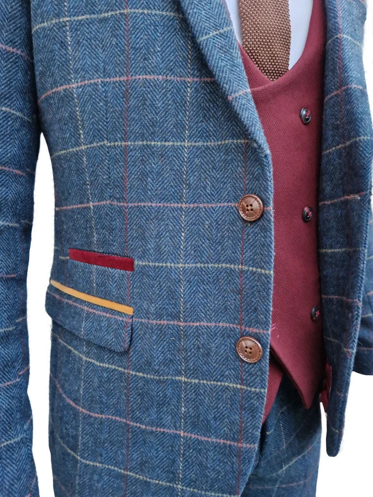 3 - teiliger Herrenanzug Tweed Eton - Mix & Match