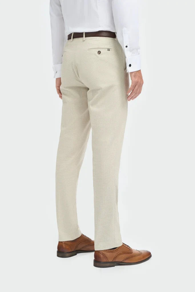 3-teiliges Herrenkostüm - Cavani Hampton Beige