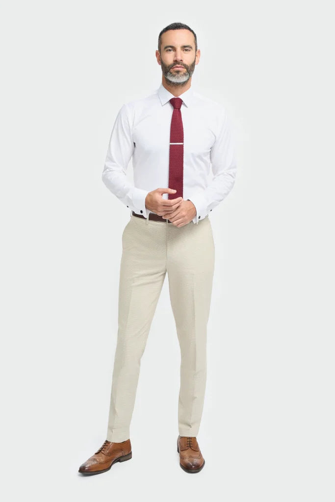 3-teiliges Herrenkostüm - Cavani Hampton Beige