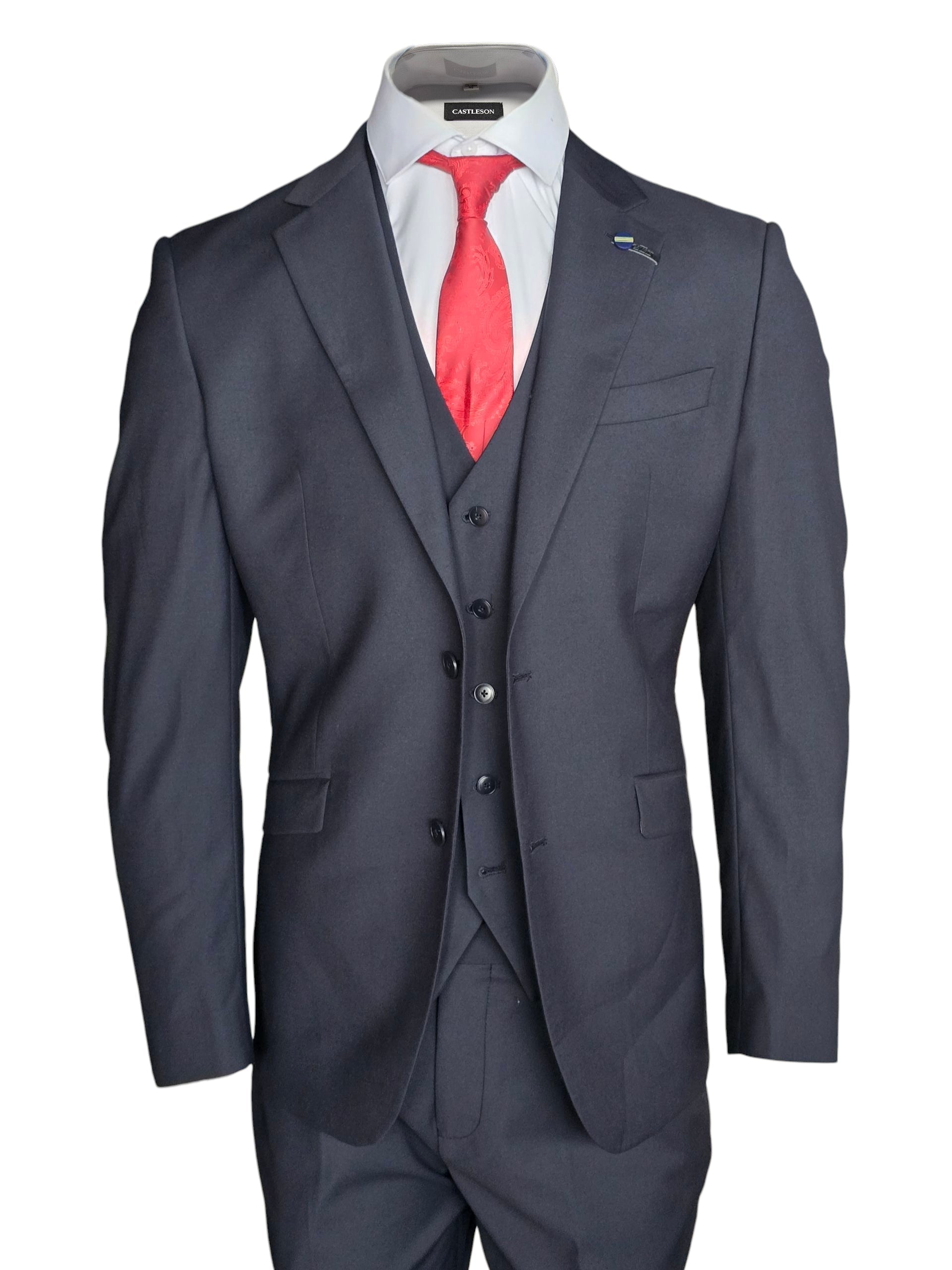 3-teiliges Navy Herrenanzug - Cavani Malibu Navy