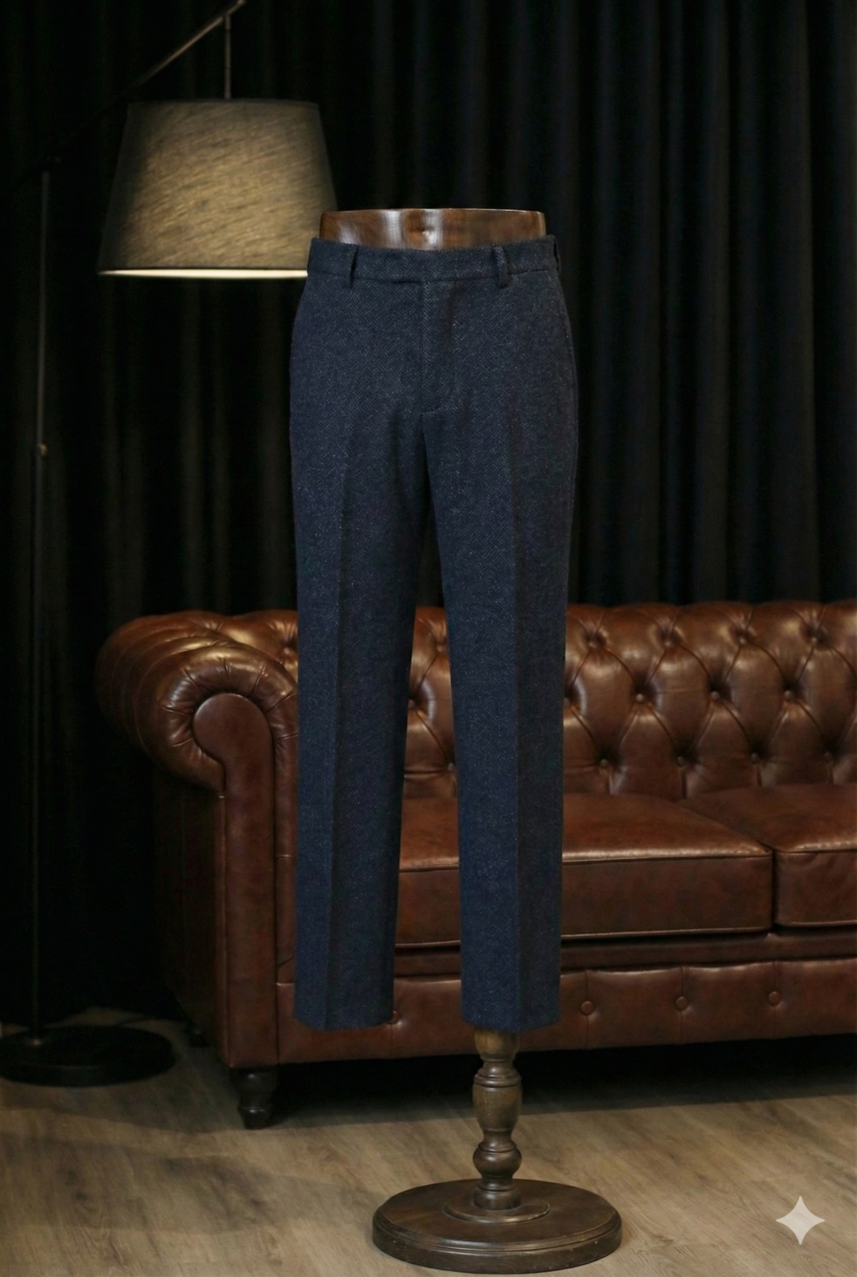 CASTLESON - Hose Chief Navy Tweed