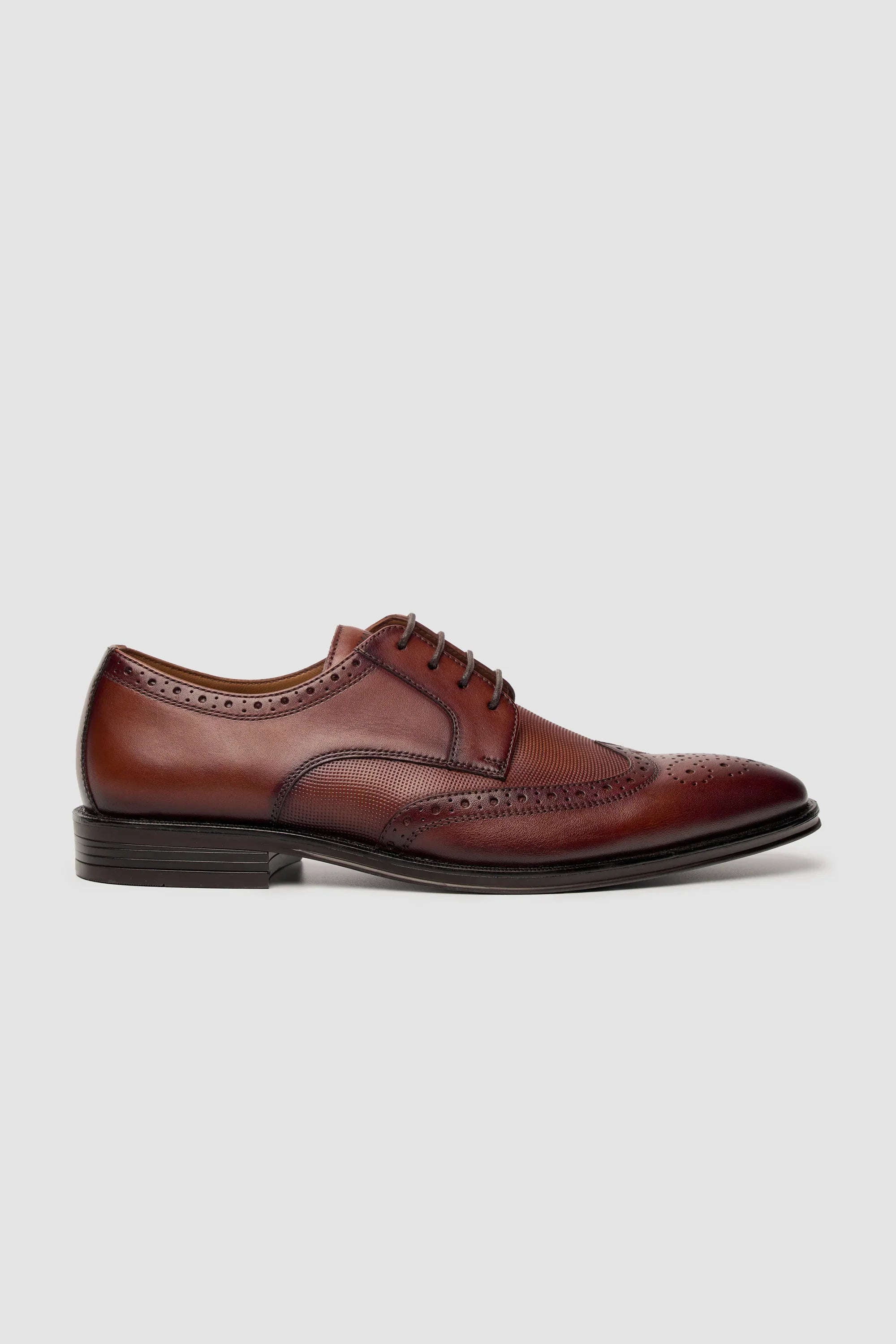 Cavani Lorenzo Schuhe Tan – Wingtip Brogue