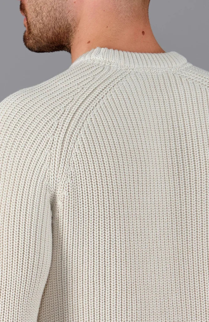 Baumwoll Fisherman Rippstrickpullover für Herren - Paul