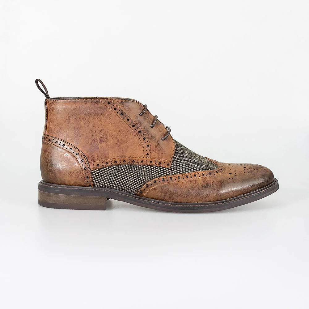 Braune Schnürstiefel | Cavani Curtis Schnürstiefel