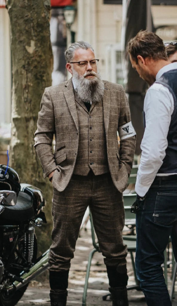 Peaky Blinders Brown Suit dreiteiliger Anzug bestehend