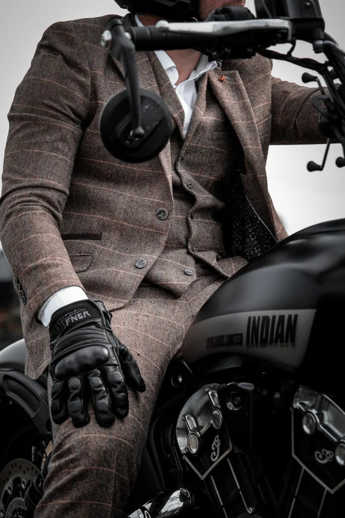 Peaky Blinders Brown Suit dreiteiliger Anzug bestehend