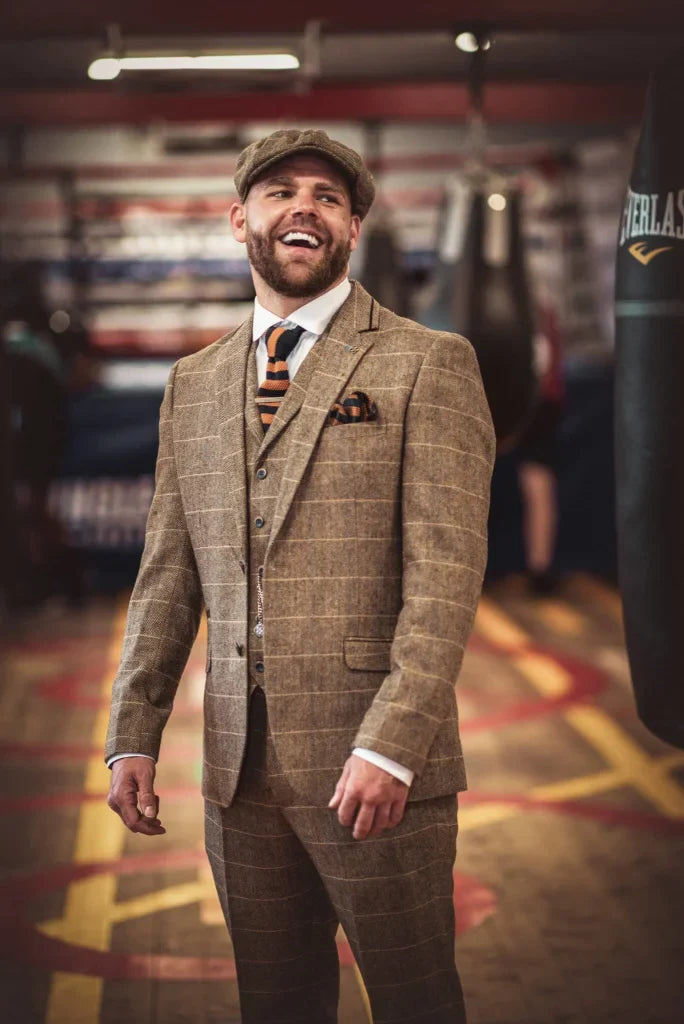 Peaky Blinders Brown Suit dreiteiliger Anzug bestehend