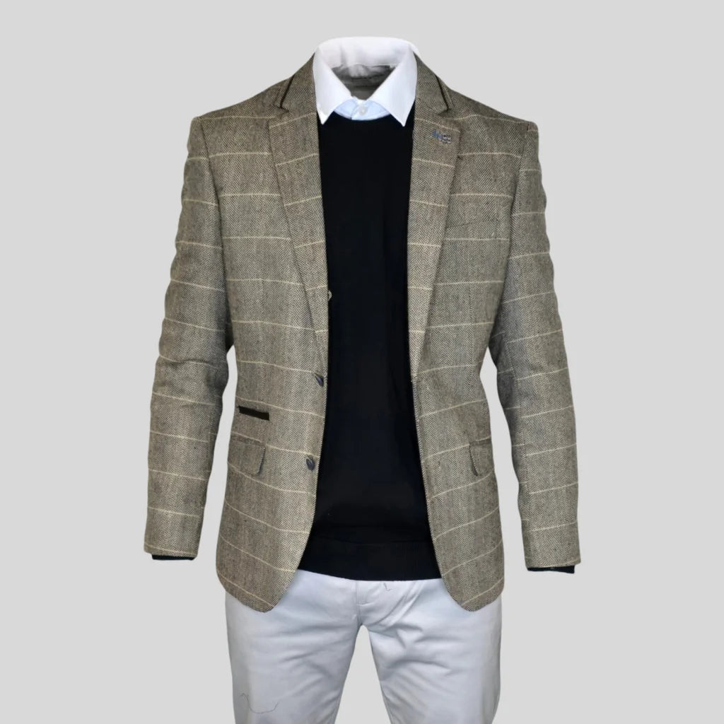 Business casual outfit - Albert brown mix match - casual