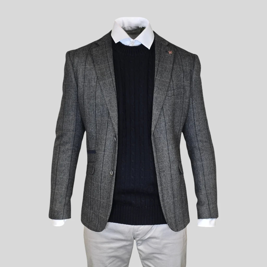 Business casual outfit - Albert grey mix match - casual