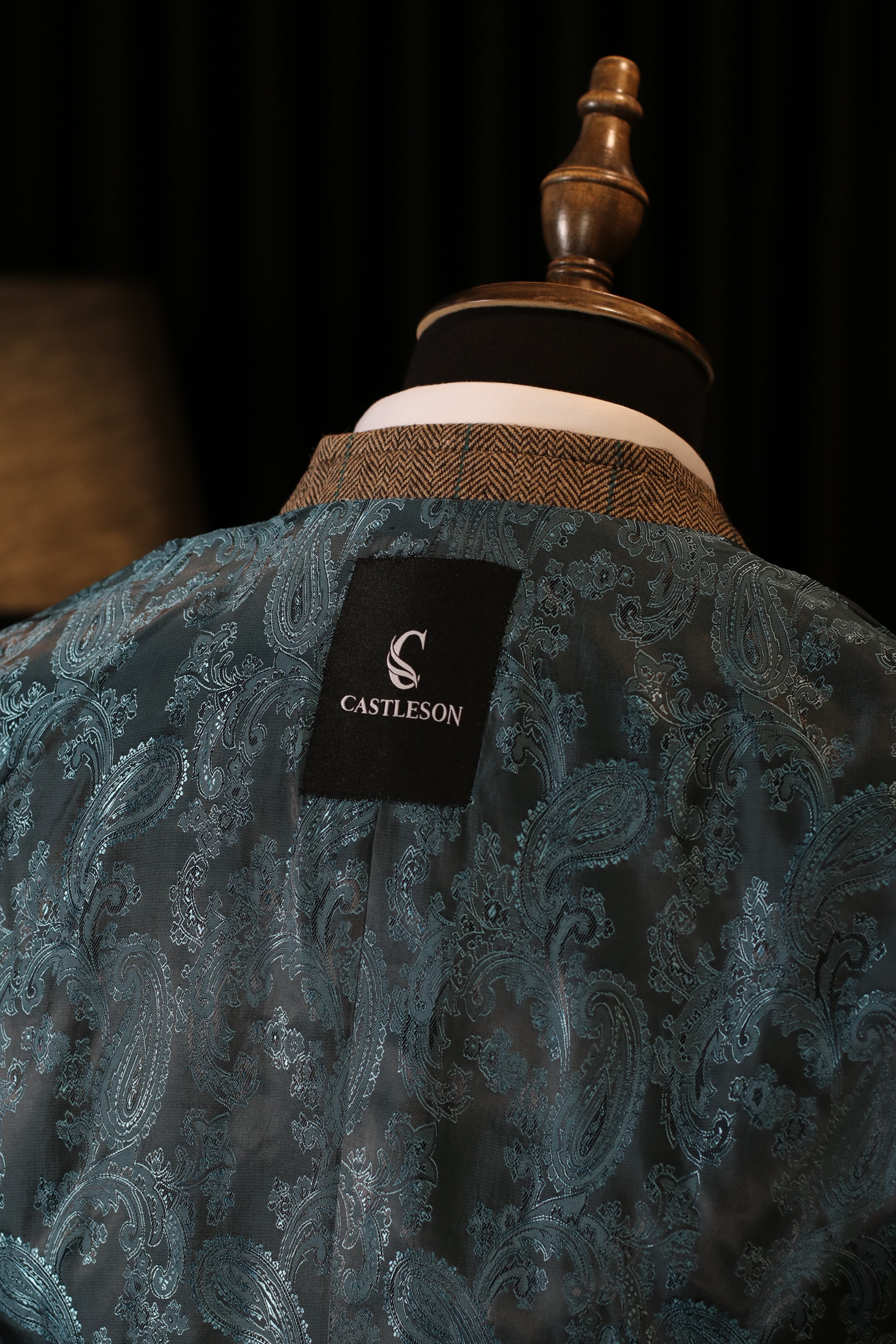 CASTLESON Baron - Dreiteiliger Herrenanzug Braun