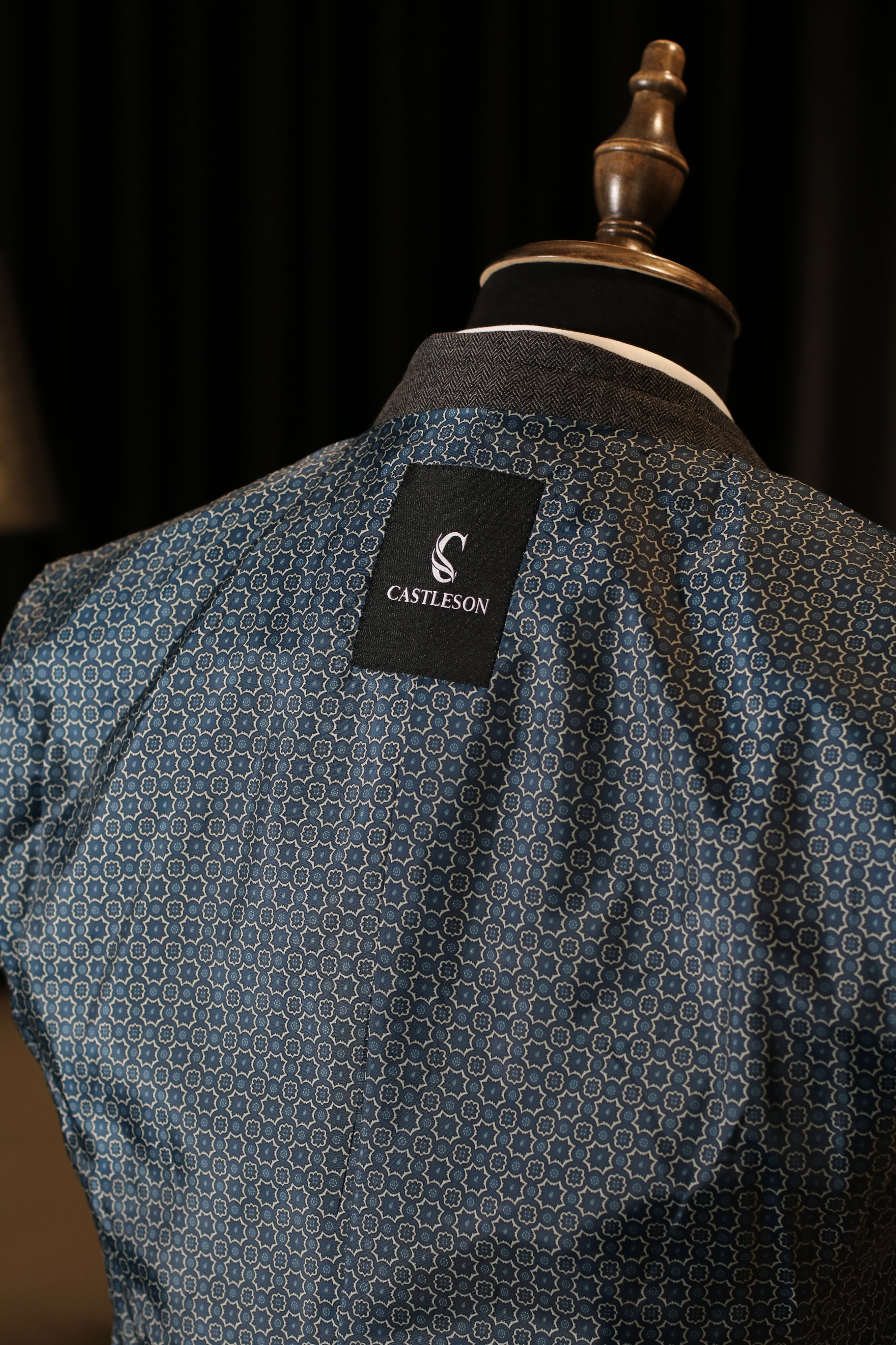 CASTLESON Chief - Dreiteiliger Herrenanzug Grau - driedelig