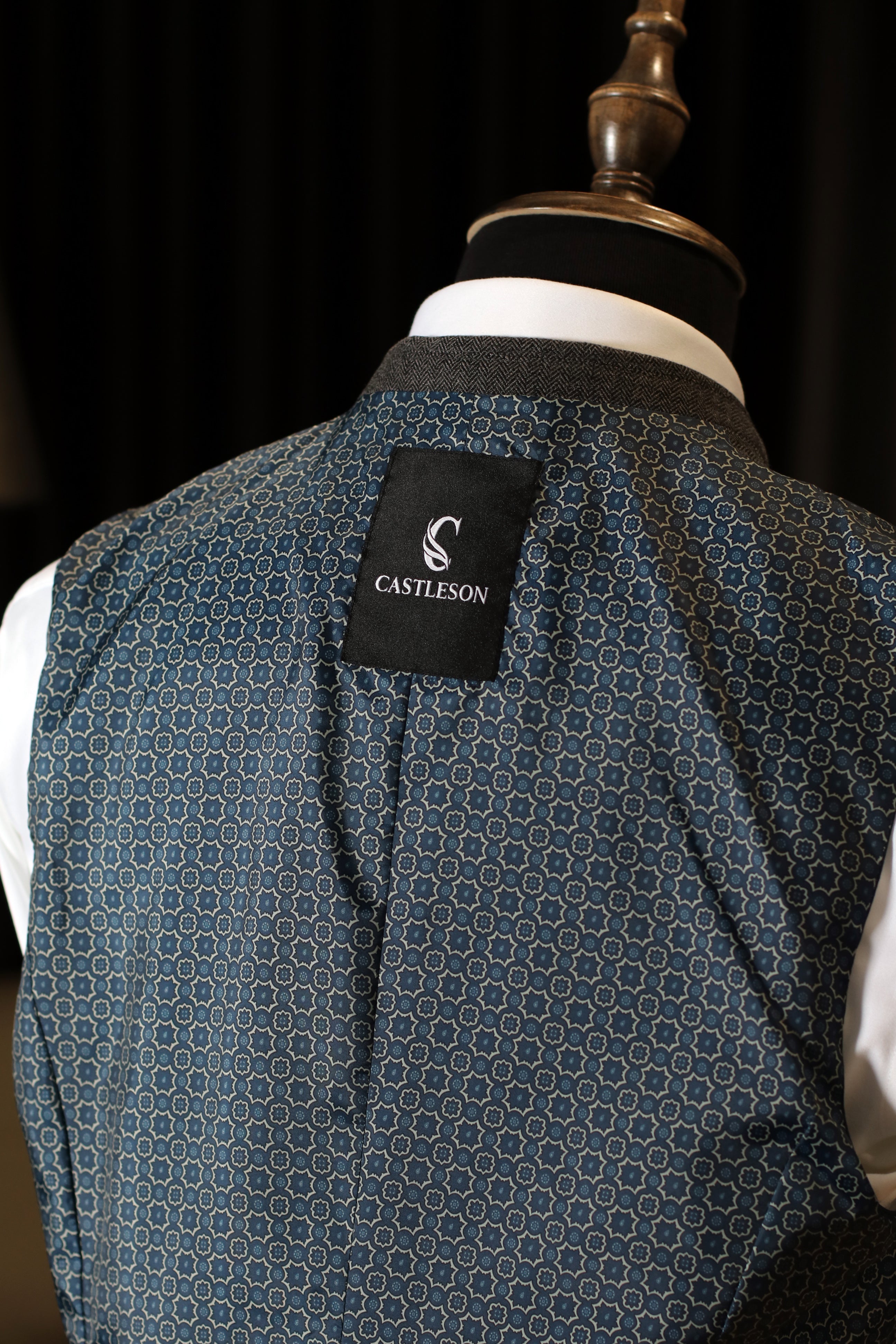 CASTLESON Chief - Dreiteiliger Herrenanzug Grau - driedelig