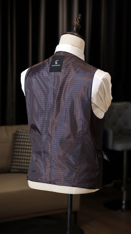 CASTLESON Phantom – Dreiteiliger Herrenanzug Navy