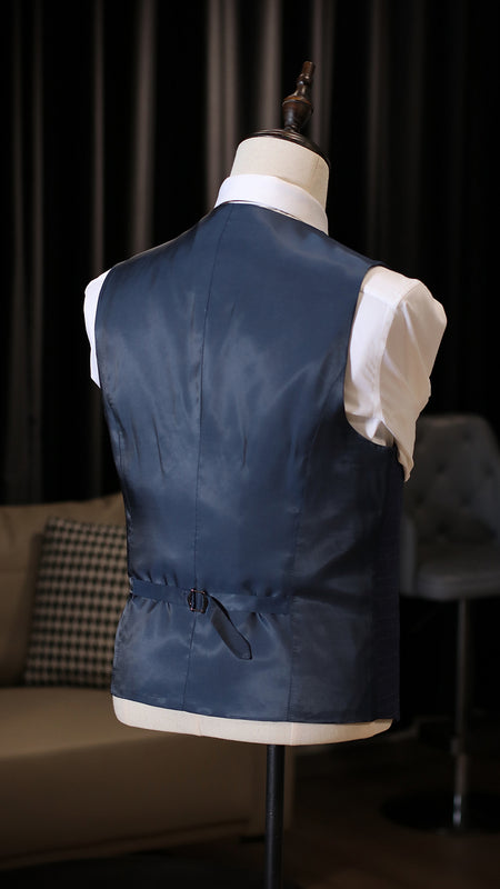 CASTLESON Phantom – Dreiteiliger Herrenanzug Navy