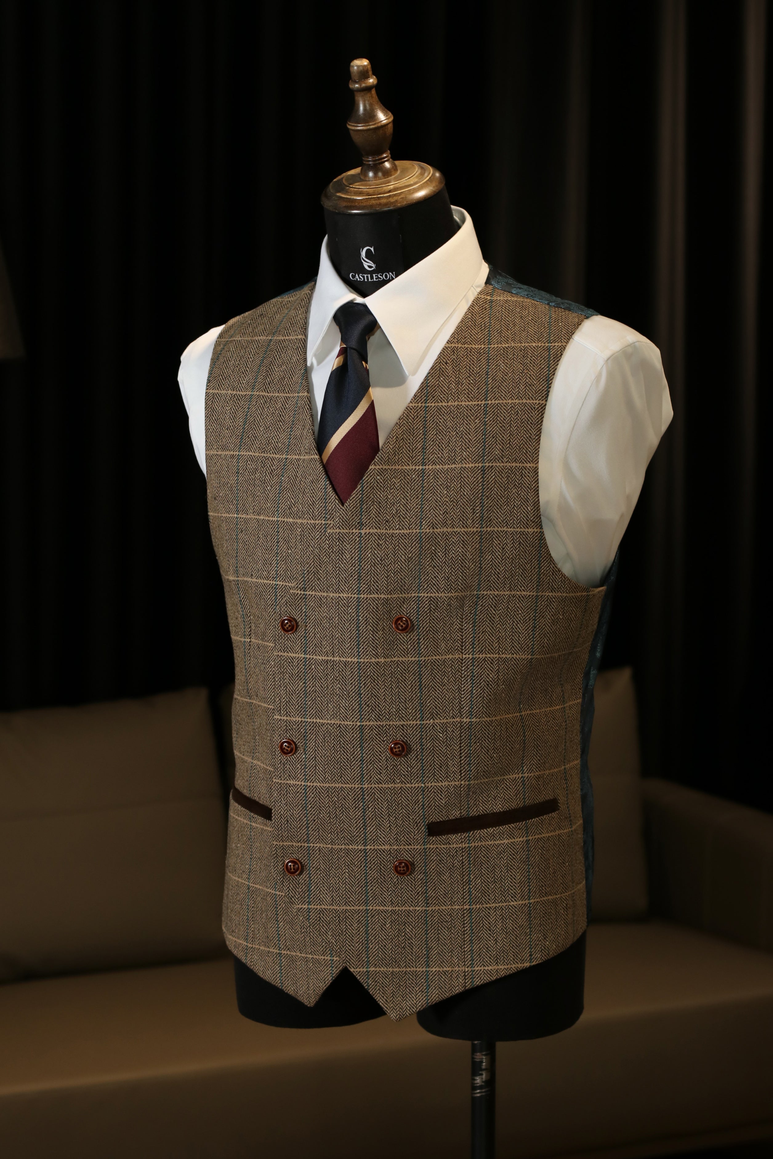 CASTLESON - Veste Baron Braun - Gilet