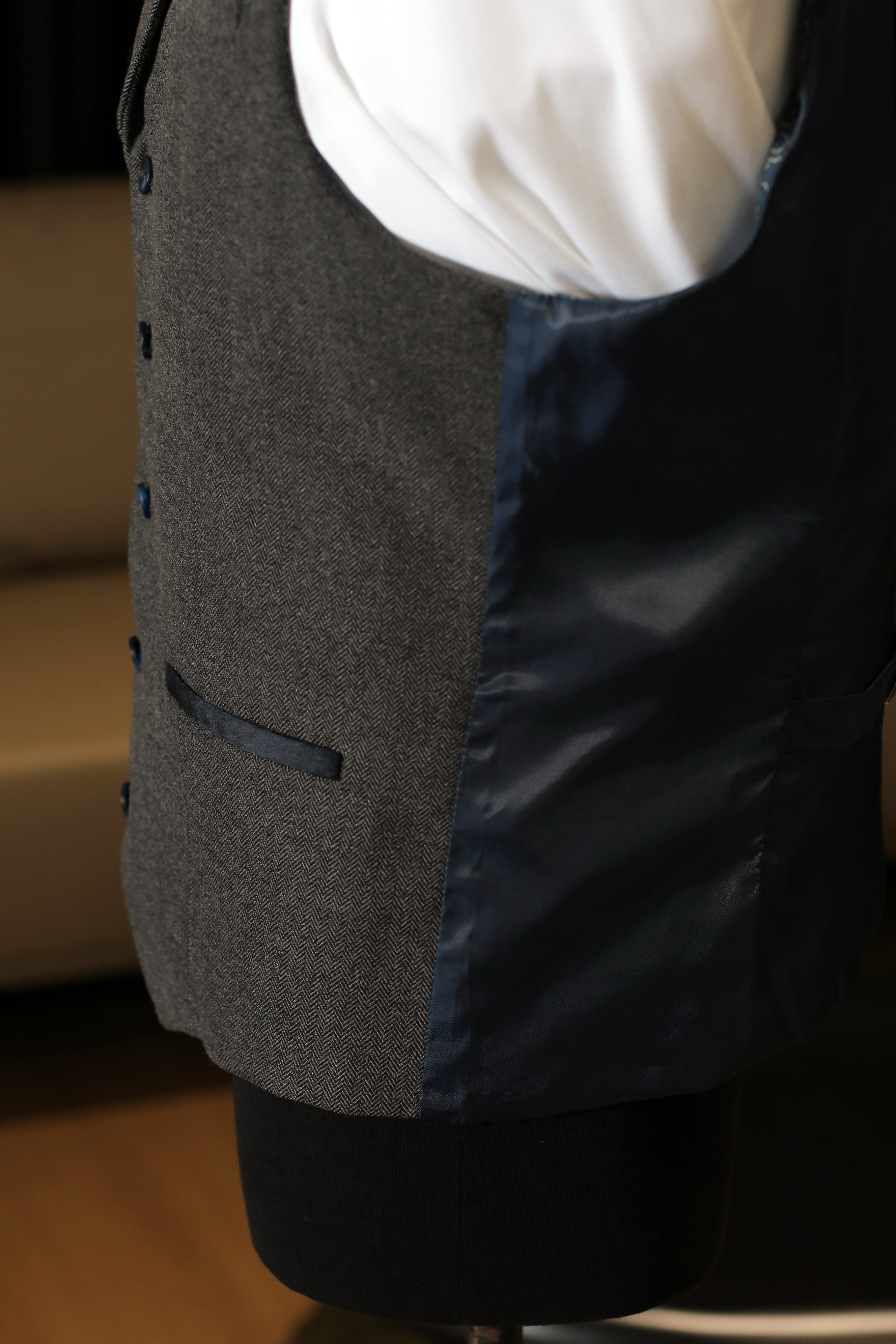 CASTLESON - Gilet Chief Grey - Gilet