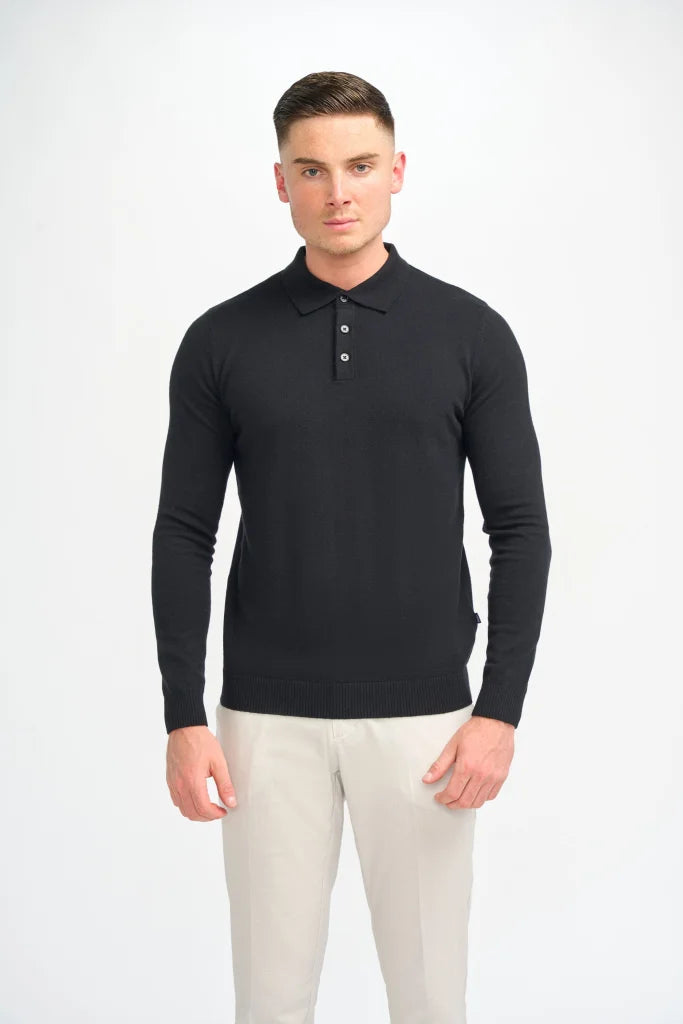 Cavani Boom Marine - Polo für Herren - S / Black - pullover