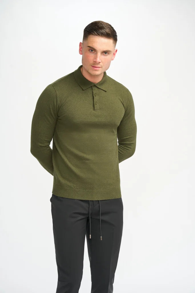 Cavani Boom Marine - Polo für Herren - S / Olive - pullover