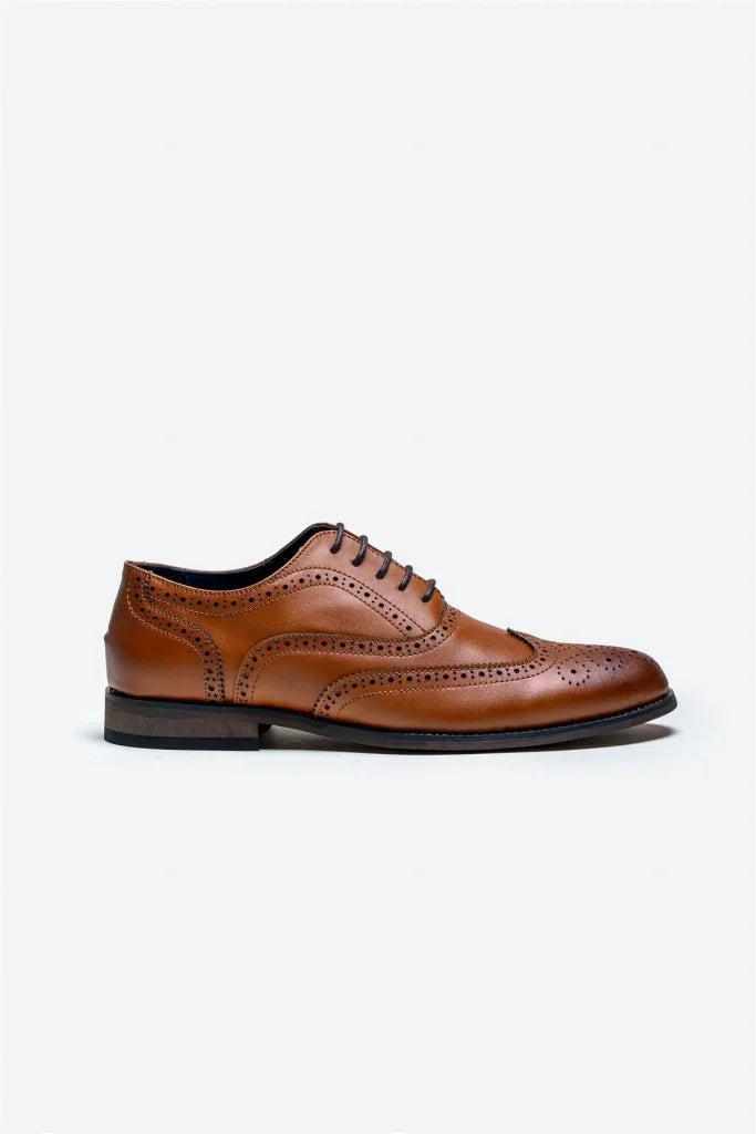 Cavani Clark Schuhe Hellbraun - Wingtip Brogue