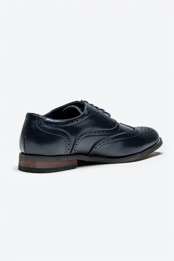 Cavani Clark Schuhe Navy - Wingtip Brogue - schoenen