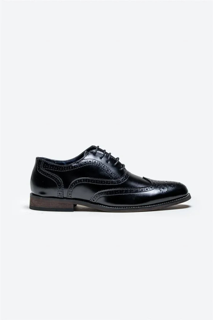 Cavani Clark Schuhe Schwarz - Wingtip Brogue - schoenen