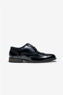 Cavani Clark Schuhe Schwarz - Wingtip Brogue