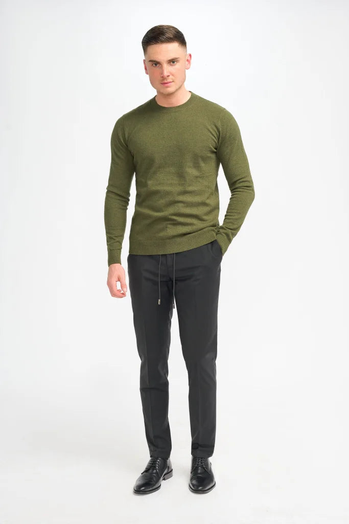 Cavani Connall Olive - Strickpullover für Herren - pullover