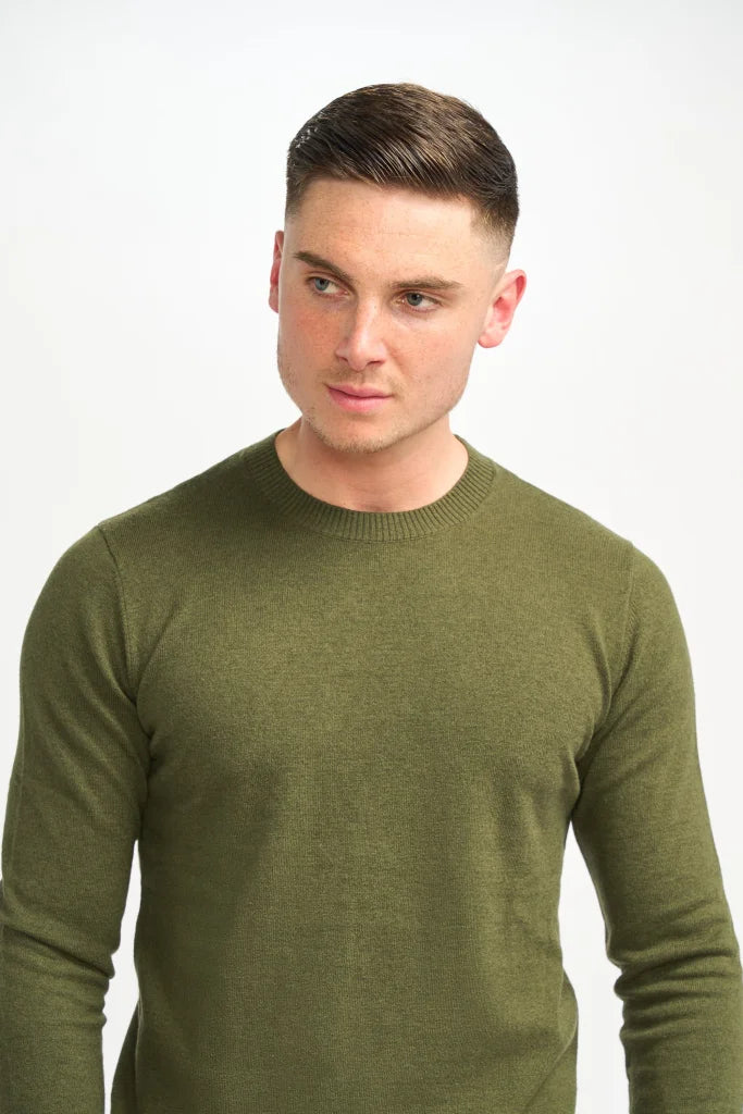 Cavani Connall Olive - Strickpullover für Herren - pullover