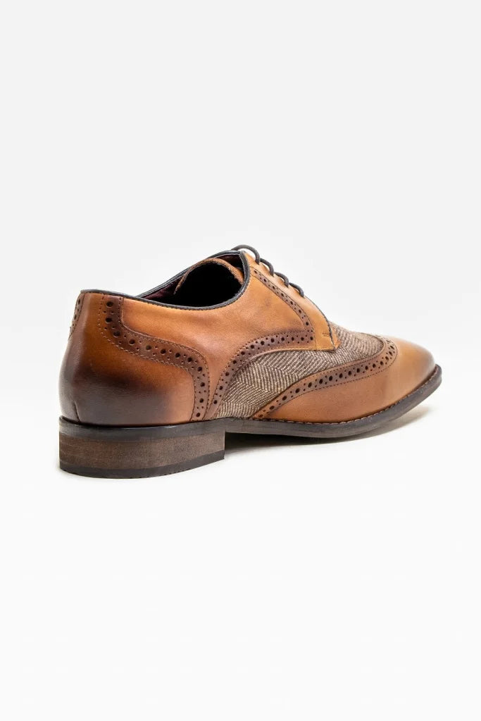 Cavani Faro Tweed Schuhe - Braun - schoenen