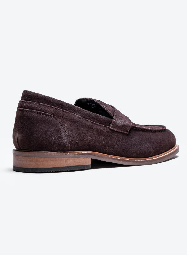 Cavani Jordan Suède Loafer - Dunkelbraun - schoenen