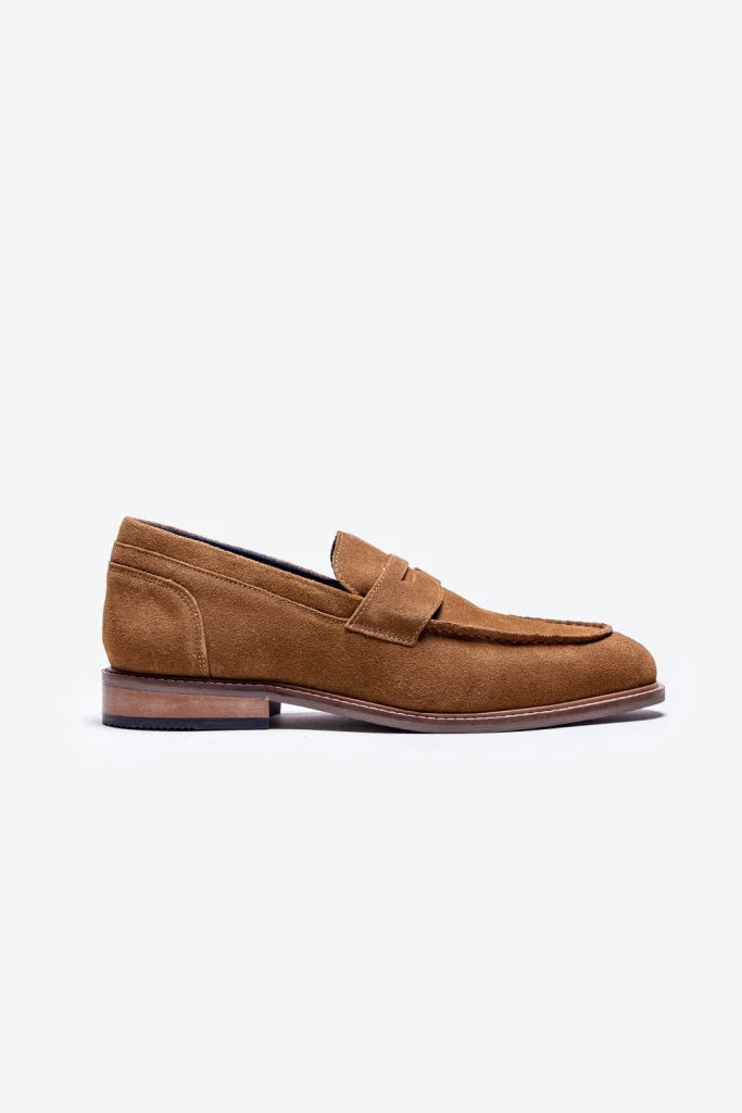 Cavani Jordan Suède Loafer - Hellbraun - schoenen