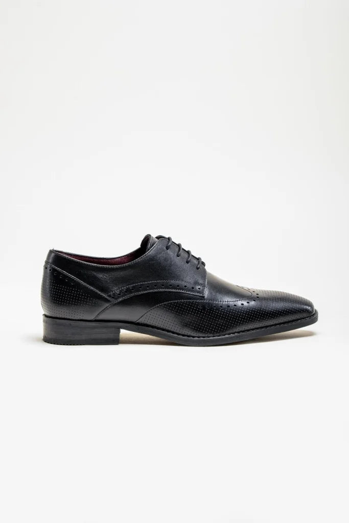 Cavani Lisbon Schuhe Schwarz - Wingtip Brogue - schoenen