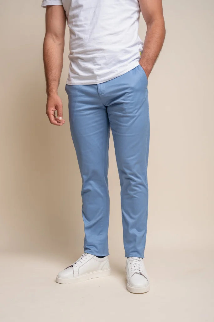 Chino hose herren Black- Cavani Dakota - 30/S / Azure