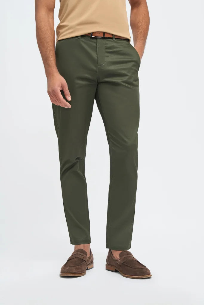 Chino hose herren Black- Cavani Dakota - 30/S / Olive