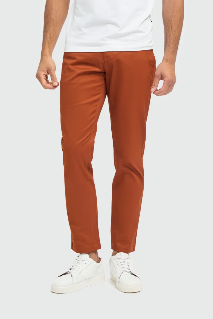 Chino hose herren Black- Cavani Dakota - 30/S / Rust - Chino