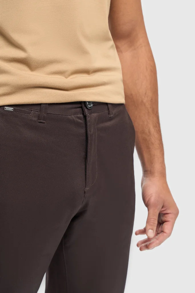 Chino hose herren chocolate - Cavani Dakota chocolate