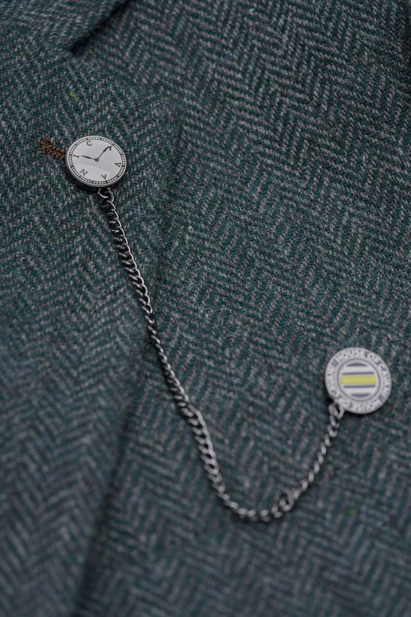 Dreiteiliger Herrenanzug – Cavani Thomas Lush Olive