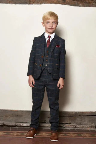 Dreiteiliger Anzug Tweed Eton